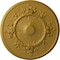 Ekena Millwork Flower Ceiling Medallion (Fits Canopies up to 3 7/8"), Hand-Painted Pharaohs Gold, 27"OD x 1 1/8"P CM27FLPGS - alternate 1